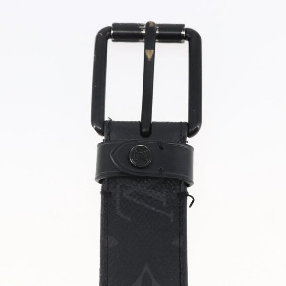 LOUIS VUITTON Monogram Eclipse Ceinture Voyager Belt LV Auth bs29690 - Picture 5 of 13